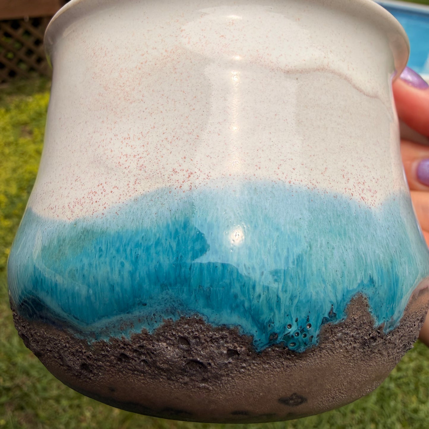 Waves over lava #3