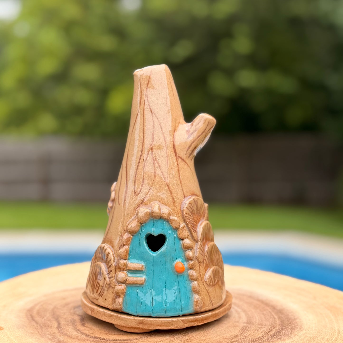 Gnome house incense burner